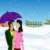 colordressup-snow-fall-kissisng
