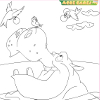 kids-coloring-the-delicacy-for-hippo