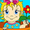 lovely-flower-baby-coloring