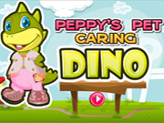 El cuidado de mascotas de Peppy – Dino