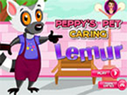 Cuidado de mascotas lemur Peppy