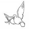 Coloring Religion -1 Dove of Peace
