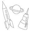 Coloring Space transportation -1