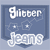 Bolsillos Glitter Jeans estrellas