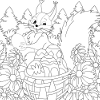 Kid’s coloring: Easter coloring
