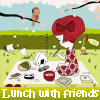 Almuerzo con los amigos