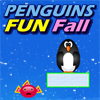Pingüinos caída de la diversión