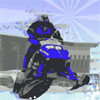 Carrera de motos de nieve
