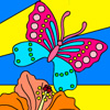 Mariposas tropicales para colorear