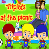 triplets-at-the-picnic